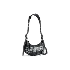 Le Cagole XS-schoudertas DIY Metal “Black” 6713092AAXE1090