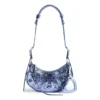 Le Cagole XS-schoudertas, gemetalliseerd “Purple” 6713090GT3Y5214