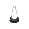 Le Cagole Xs-schoudertas met ketting “Black” 7128131VG9Y1000