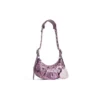 Le Cagole XS-schoudertas met luipaardprint “Roze” 6713092AAV75651
