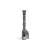 Le Cagole Xs-schoudertas Metallized “Silver” 7716700GT3Y8103