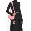 Le Cagole XS-schoudertas “Pink” 6713091VG9Y5812