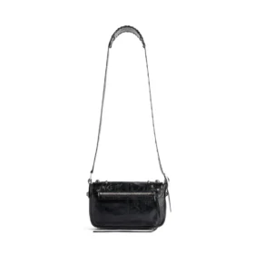 Le Cagole Xs-tas met klep en DIY-metaal “Zwart” 7190822AAXD1000