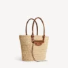 Le City Basket Medium voor dames in naturel/camel