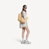 Le City Basket Medium voor dames in naturel/camel