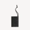 Le City charm/sleutelhanger en kaarthouder voor heren in zwart