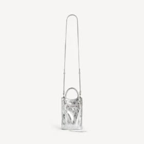Le City-draagtas voor dames met telefoonhouder in zilver