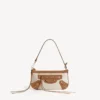 Le City-etui met schouderriem voor dames in beige/camel