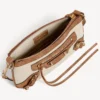 Le City-etui met schouderriem voor dames in beige/camel