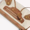 Le City-etui met schouderriem voor dames in beige/camel