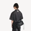 Le City heren crossbodytas met meerdere vakken, medium, in zwart