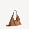 Le City Hobo-tas voor dames, medium, in camel