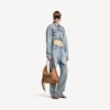 Le City Hobo-tas voor dames, medium, in camel