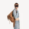 Le City Hobo-tas voor dames, medium, in camel