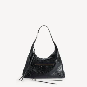 Le City Hobo-tas voor dames, medium, in zwart