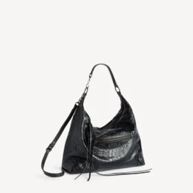 Le City Hobo-tas voor dames, medium, in zwart