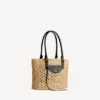 Le City-mand voor dames, medium, in naturel/zwart