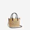 Le City-mandje voor dames, klein, in naturel/zwart