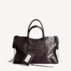 Le City-tas voor dames, groot, in de kleur espresso