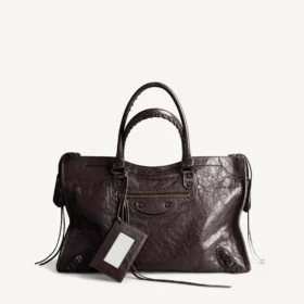 Le City-tas voor dames, groot, in de kleur espresso