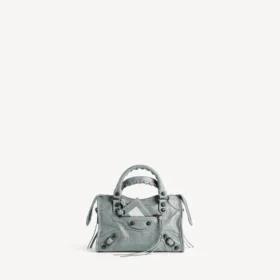 Le City-tas voor dames, mini, in blauwgrijs