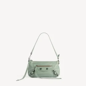 Le City-tasje met riem voor dames in heritage green