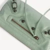 Le City-tasje met riem voor dames in heritage green