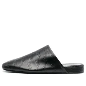 Lederen, comfortabele BB-muiltjes “Zwart” 743926WB7221000