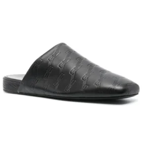 Lederen, comfortabele BB-muiltjes “Zwart” 743926WB7221000