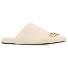 Leren, comfortabele pantoffel “Sand” 718831WDAT12080