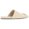 Leren, comfortabele pantoffel “Sand” 718831WDAT12080