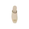 Leren, comfortabele pantoffel “Sand” 718831WDAT12080