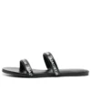 Logo-Sandalen “Calf Black” 694999WCAE11090