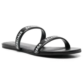 Logo-Sandalen “Calf Black” 694999WCAE11090