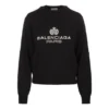 Logo-sweatshirt met ronde hals Zwart 595106T15511073