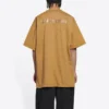 Logo T-shirt Medium Fit “Beige” 612966TLVB39504