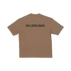 Logo-T-shirt Medium Fit “Tan” 612966TMVF47761