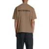 Logo-T-shirt Medium Fit “Tan” 612966TMVF47761