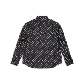 Logomania All Over-shirt met lange mouwen “Black” 662983TNLL11070