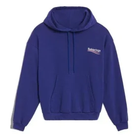 Loszittende katoenen Hoodies blauw 578135TIV531195