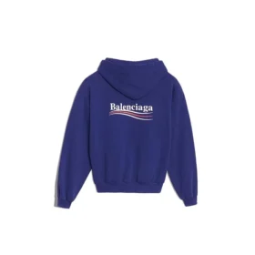 Loszittende katoenen Hoodies blauw 578135TIV531195