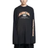 Maison Balenciaga T-shirt met lange mouwen “Zwart” 681046TLVJ11074