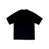 Meertalig bedrukt T-shirt met korte mouwen voor heren, zwart 612966TJVI32771