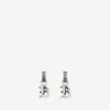 Melrose B XS-oorbellen voor heren in antiek zilver