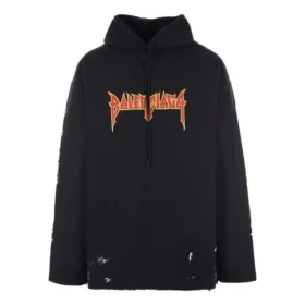 Metallica-hoodie met oversized pasvorm “Black Orange” 698083TMV891055