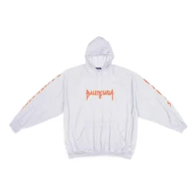 Metallica-hoodie, oversized pasvorm “Dirty White Orange” 697879TMV890901