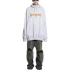 Metallica-hoodie, oversized pasvorm “Dirty White Orange” 697879TMV890901