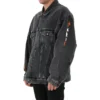 Metallica oversized Denim jas “Washed Black Orange” 694504TBP471055