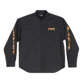 Metallica-shirt met lange mouwen, oversized pasvorm “Black Orange” 699053TYB181000