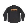 Metallica-shirt met lange mouwen, oversized pasvorm “Black Orange” 699053TYB181000
